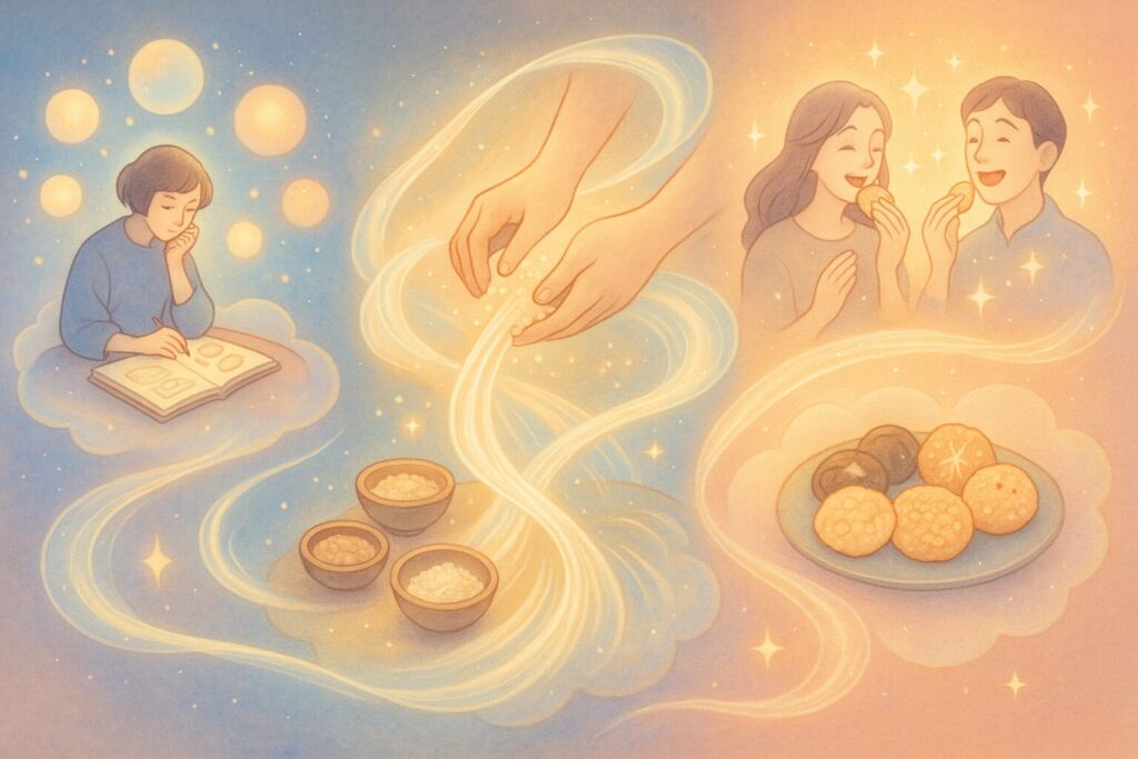 AI時代の3つのYohaku Shikō（余白思考・余白試行・余白嗜好）を幻想的なイラストで表現した創造プロセス